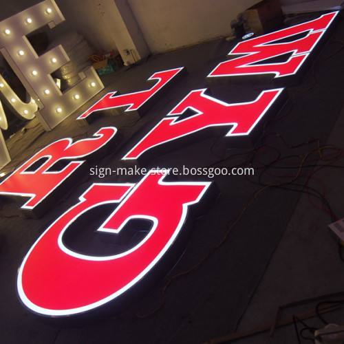LED Channel Letters Neon Light Sign
